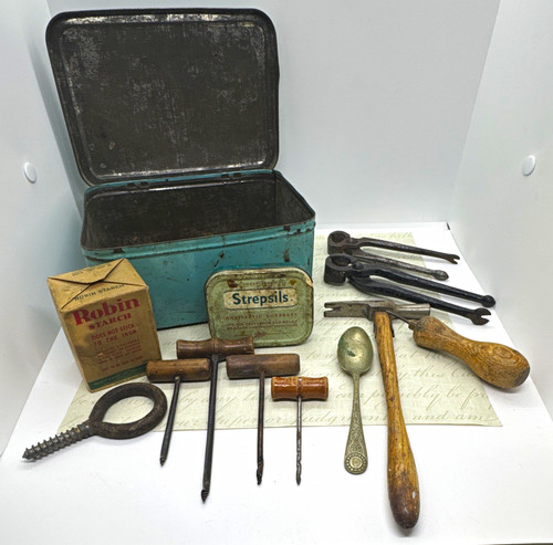 Vintage tools and memorabilia