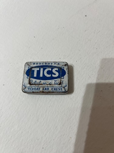 Vintage tin roocrofts tics - vintage,
