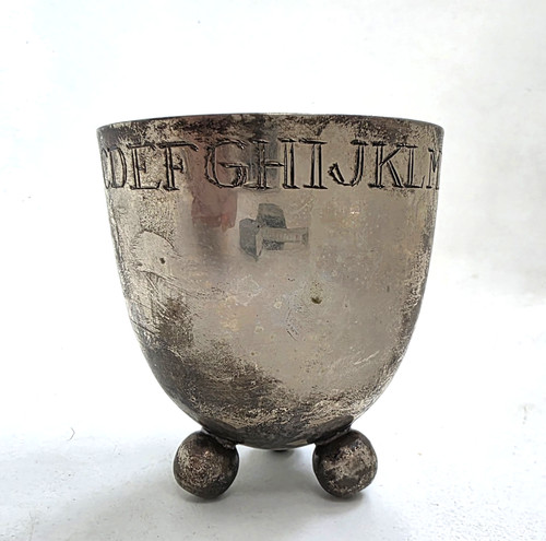 Vintage child alphabet cup - vintage,