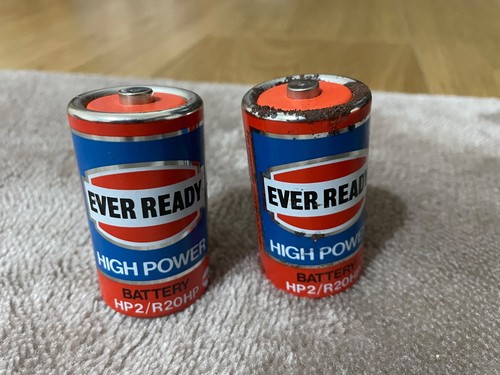 Vintage eveready batteries - vintage,