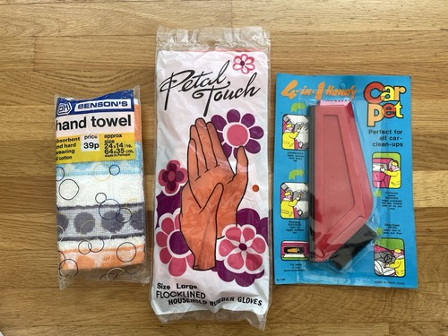 Vintage retro cleaning items - retro,