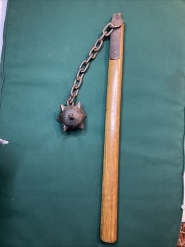 Vintage chain flail wood - flail, &