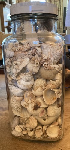 Vintage glass sweet jar - glass,