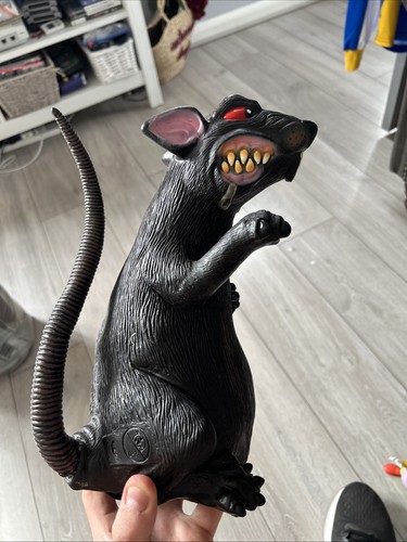 Vintage halloween prop rat - vintage,