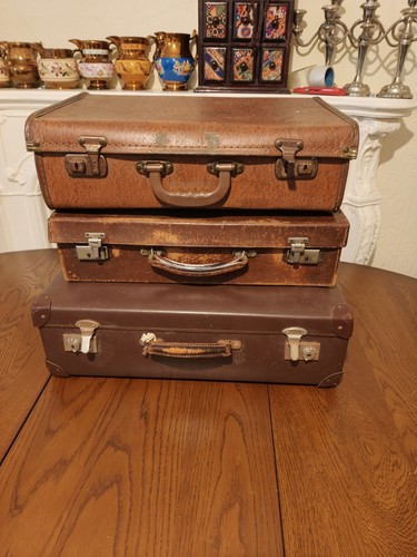 Vintage set brown - set, of