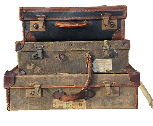 Vintage antique leather - 3, ×
