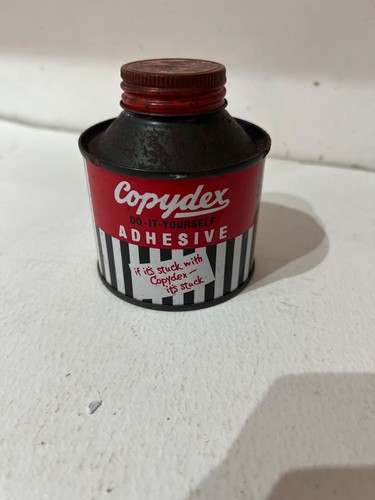 Vintage c1975 tin - vintage, copydex