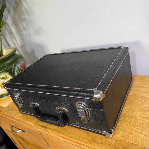 Vintage black hard case - black,