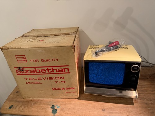 Vintage elizabethan television - elizabethan,