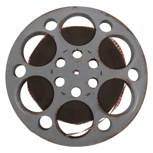 Rustic golden metal movie - golden,