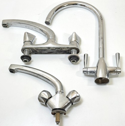 Vintage chrome mixer - 3, taps