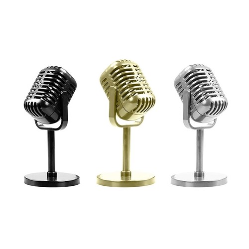 Retro microphone props vintage - props,