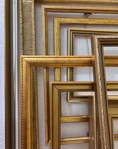 Gold picture frames - gold,