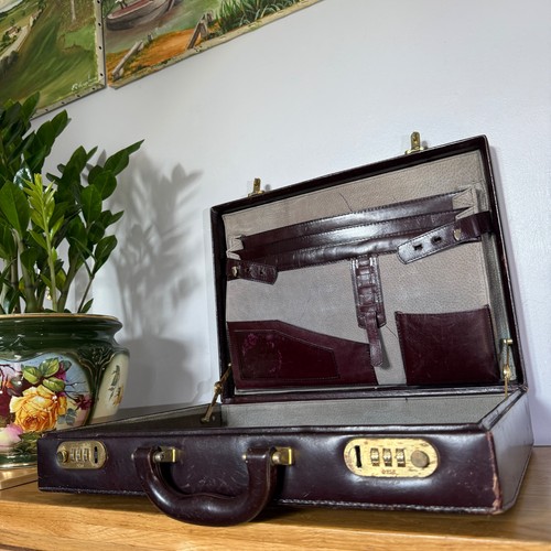 Vintage burgundy leather - vintage,