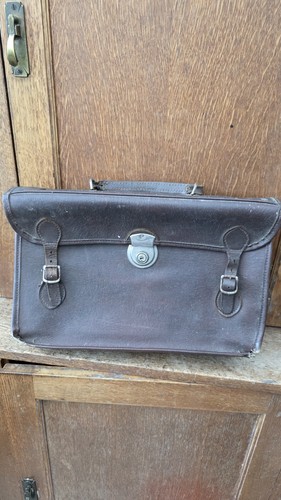 Vintage satchel briefcase bag