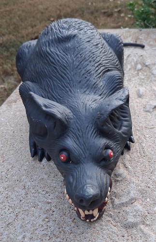Vintage giant rat - giant, 14”