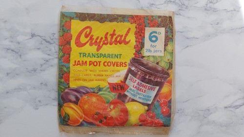Vintage crystal jam pot - vintage,