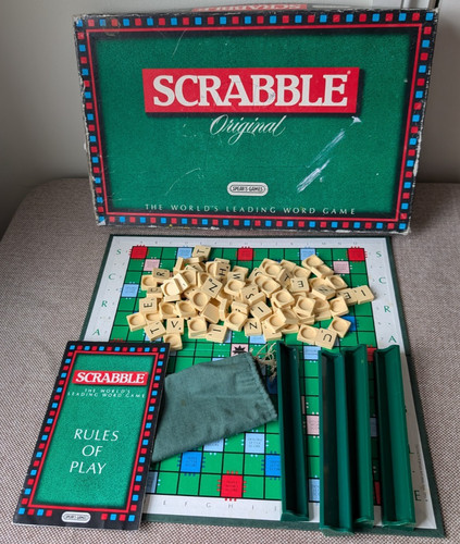 Vintage scrabble board game - board,