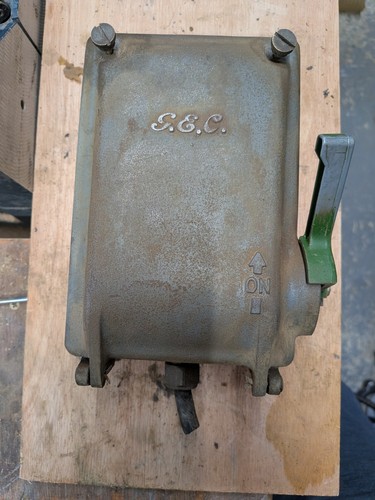 Vintage cast iron electrical - vintage,