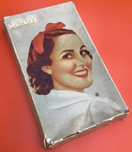 Vintage retro 1950s cardboard - 1950s,